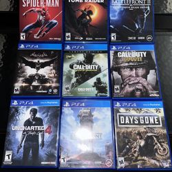 PS4 Games (Multiple Games)