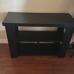 Black Console Table / TV Stand / Entryway Table