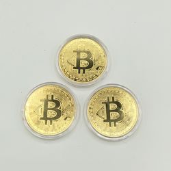 Gold Plated Bitcoins.