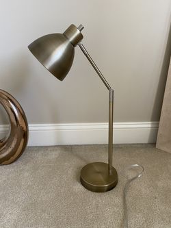 Gold desk lamp