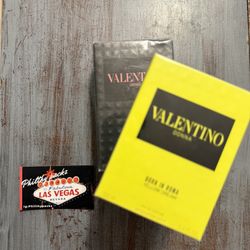Valentinos Cologne And Perfume Set 