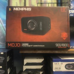 Memphis Mojo Mini 8 Inch Subwoofer In Box 