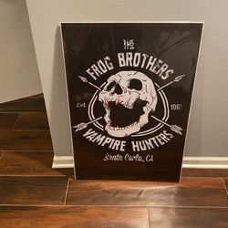 The frog brothers vampire hunters Santa Carla Lost Boys poster