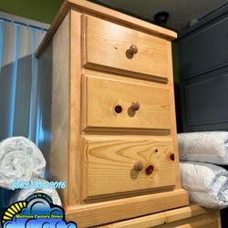 Three Drawer Natural Chest Cajonera Comoda Nuevo Pinewood 