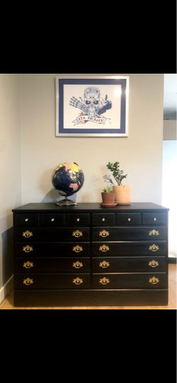6 drawer wooden dresser