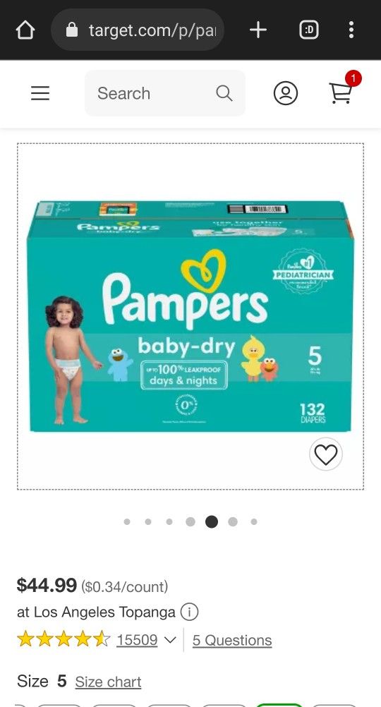 Rascals Diapers Pampers Baby Dry Baby Diapers Size (27+ Lbs