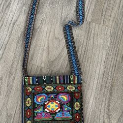 Embroidery Boho Hippie Tassel Tote Messenger