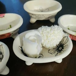 Little Bath Tub With Soap Hand Made By Orden.