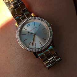 MK-7345 Michael Kors Women's Corey Three-Hand Gold-Tone Alloy Watch 38mm