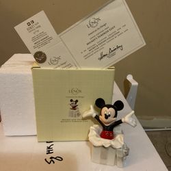 NIB Lenox Mickey and Friends ‘Mickey’s Surprise Gift’