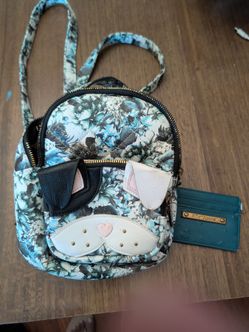 Betsey Johnson Kitsch dog mini backpack