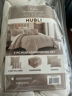 Chic Home Hubli Queen Comforter Set – 5 Piece
