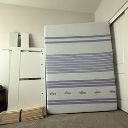 Bed frame & Mattress (Slightly Used) 