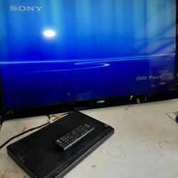 40” COBY TV With DVD