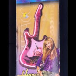 Hannah Montana neon guitar clock