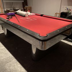 Contemporary Pool Table 