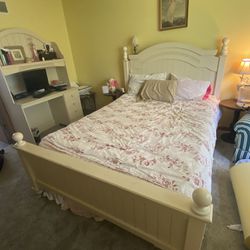 Queen Bed Frame And Matching Desk