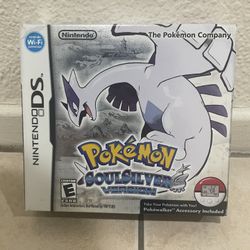 Pokemon Soul Silver With Poke Walker Nintendo Ds  