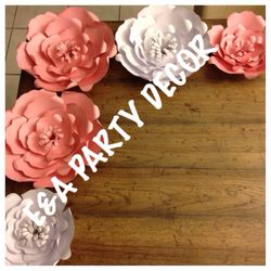 Paper flowers sold together