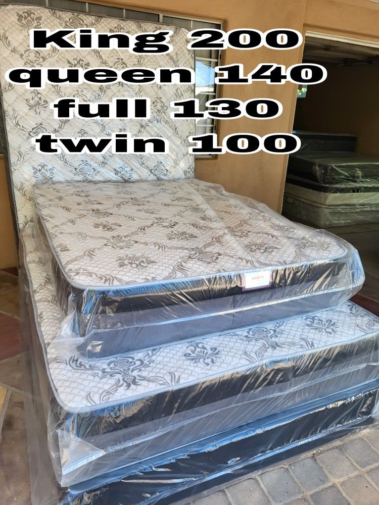 Mattress Set Plush Pillow Top