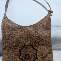 Toto Vintage Hand-Tooled 100% Leather Purse, Bag.