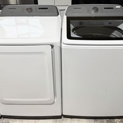 XL Samsung Washer+Electric Dryer SET