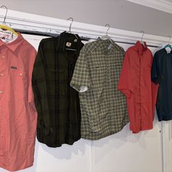 Hiking Shirts $5 Each Columbia Rei Levi’s Flannel 
