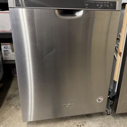 Whirlpool Stainless Dishwasher With Pocket Handle 