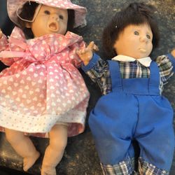 Antique porcelain dolls