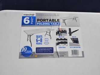brand new heavy duty folding table