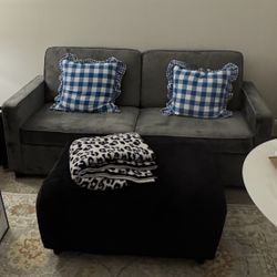 Grey Sofa bed pullout couch