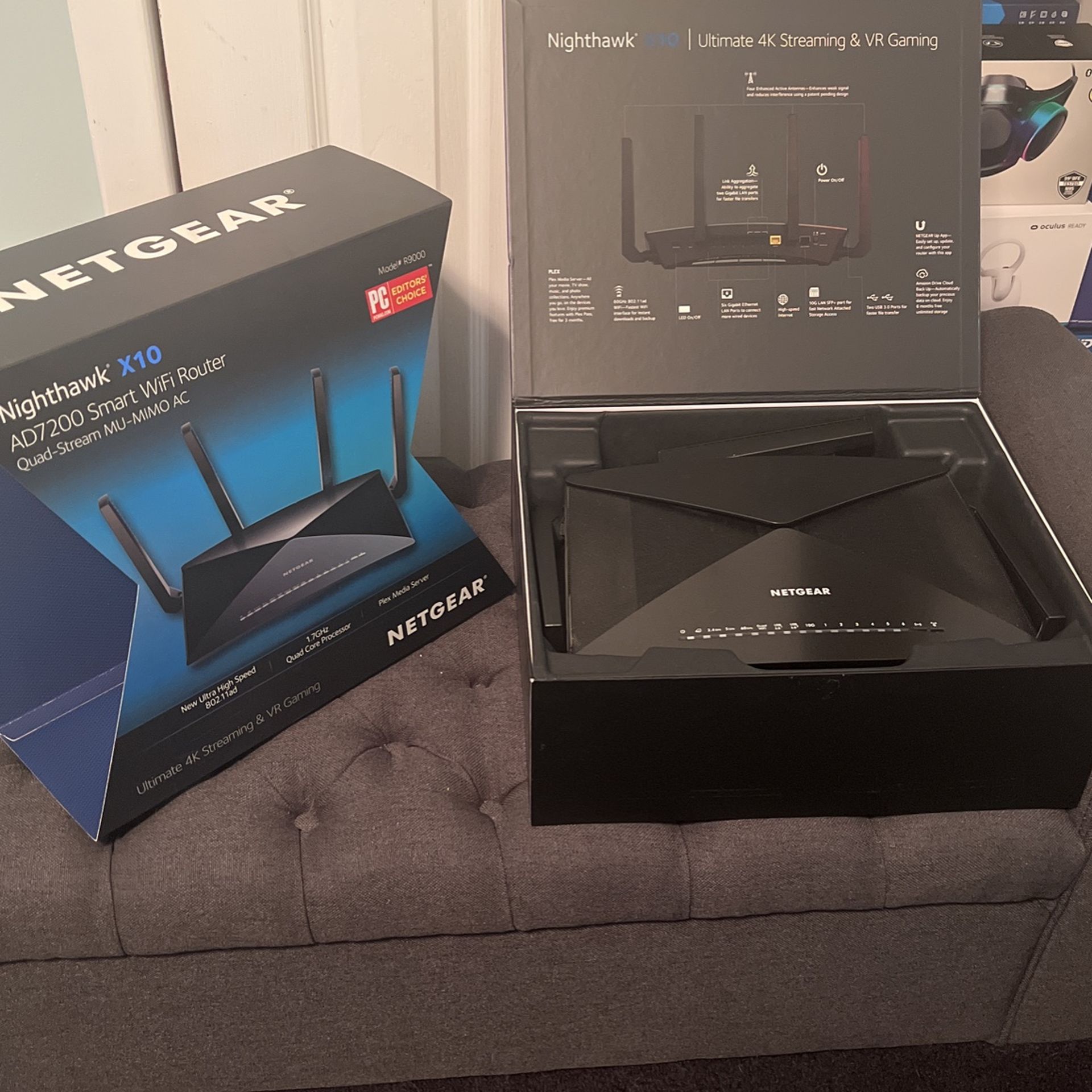 NETGEAR Nighthawk X10 Smart WiFi Router (R9000) - AD7200