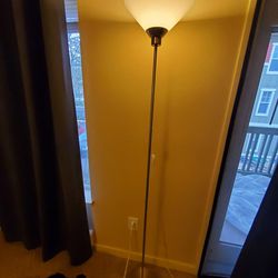 Tall Floor Lamp With Glass Shade