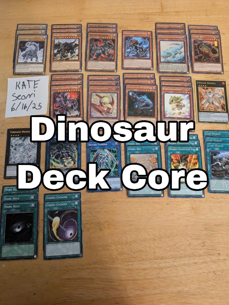 Yu-Gi-Oh Dinosaur Deck Core