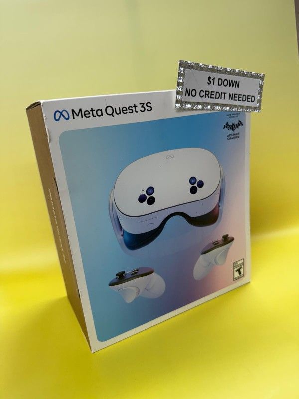 Meta Quest 3s Brand New Gaming Console - Only $1 Today Pay The Rest Later!