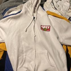 Obey Zip Up Hoodie