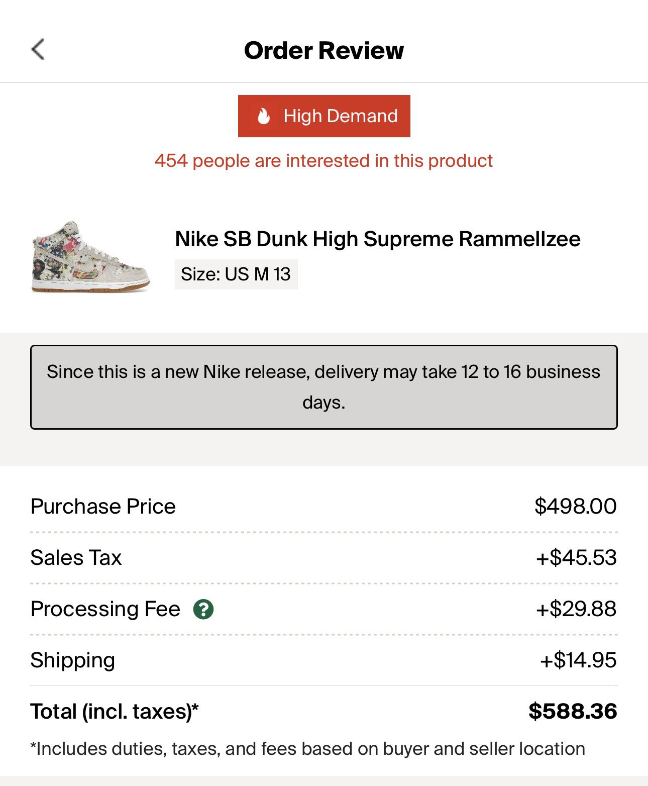 Supreme SB Nike Dunk High Rammellzee Size  for Sale in New York