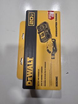 DeWalt 20v 6Ah battery with charger