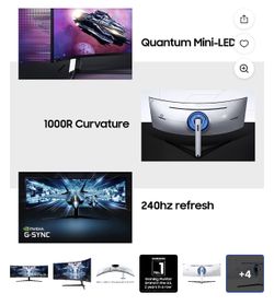 Samsung Neo Odyssey 49 Inch -240 Hertz Mini Led Monitor Great Condition. 