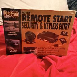 Pro-Start PRO-3300 Remote Start Security & Keyless Entry System