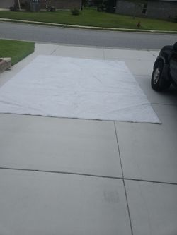 White Shag Area Rug