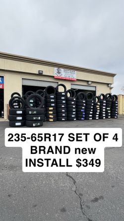 235-65R17 BRAND NEW TIRES FOR SALE
