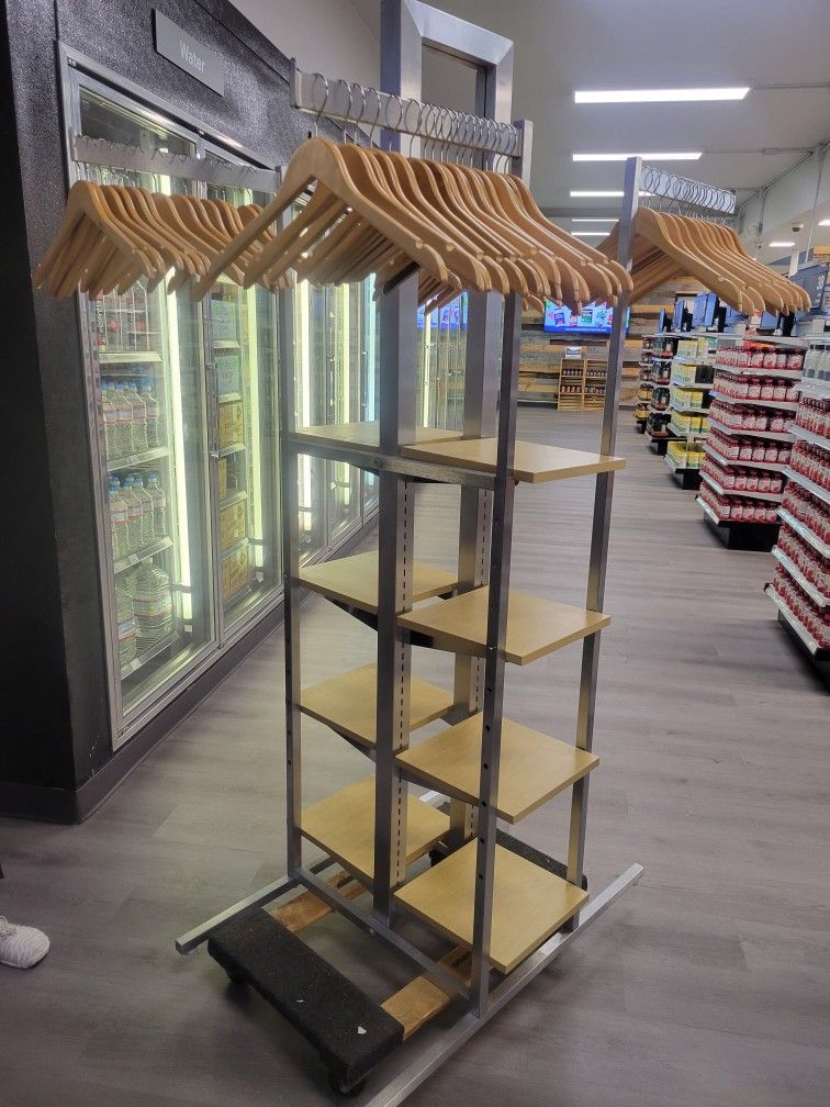 Clothing Rack With Hangers