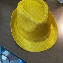 Gold Jazz Hat