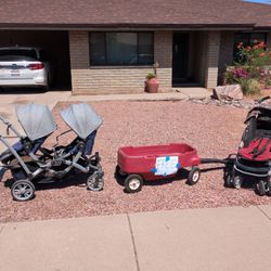 Curb Alert: Double Stroller, Single Stroller, Double Wagon