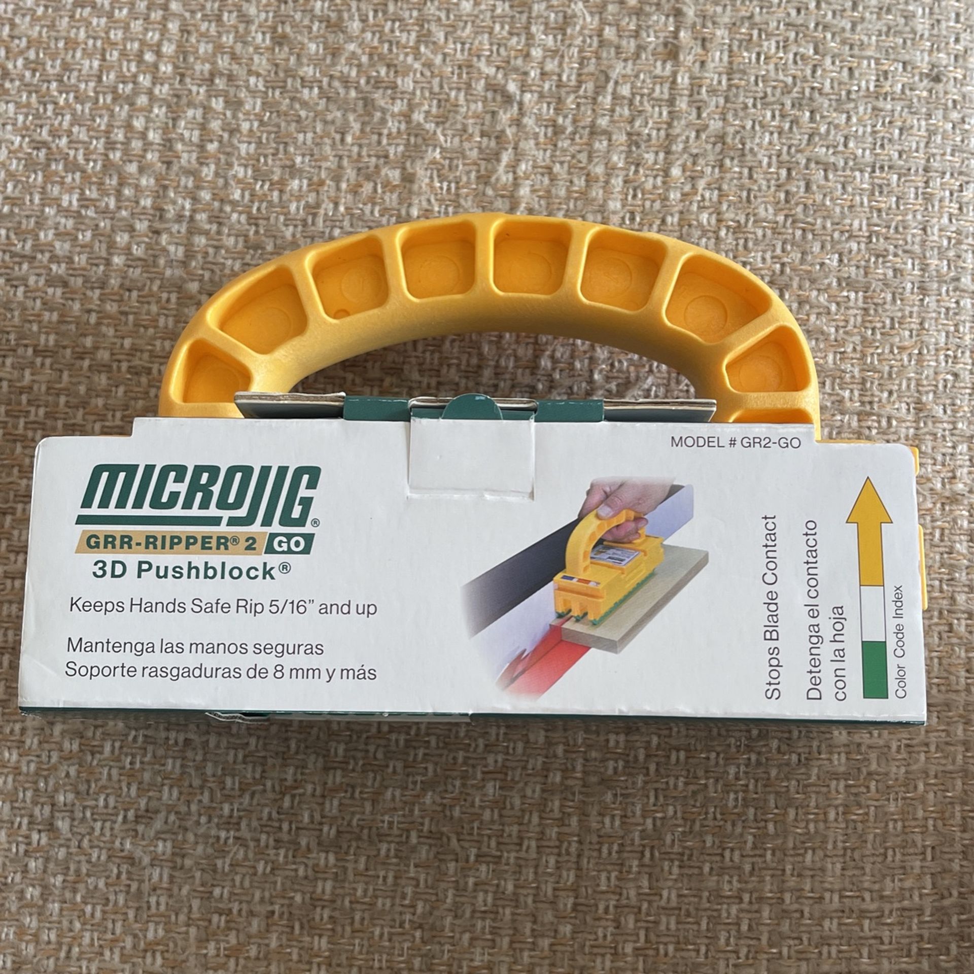 Table Saw Push Block System 