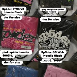 spider hoodies 