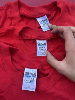 Red Tee Shirt Gildan 