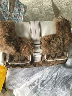 Authentic coach hand bag