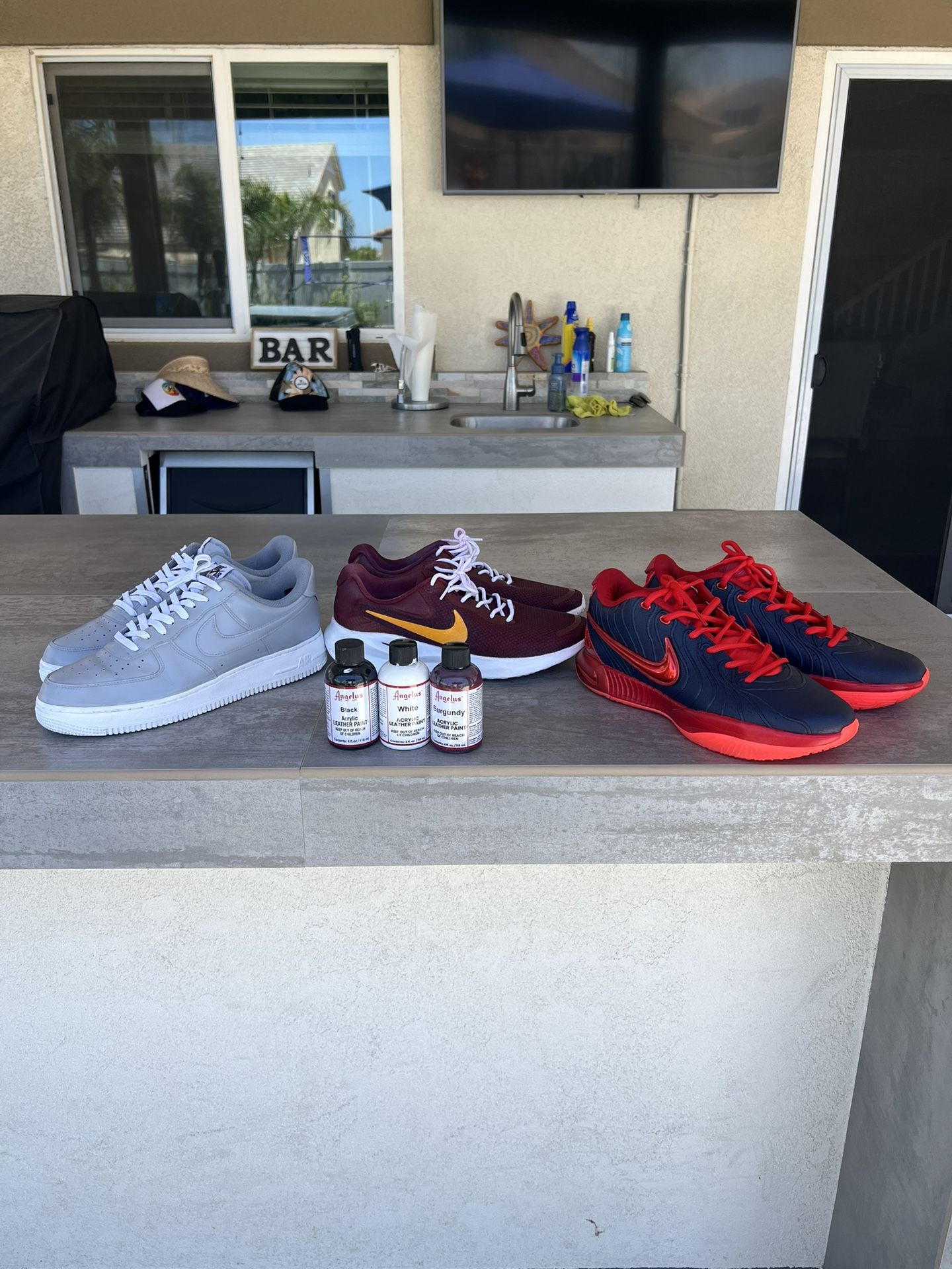 Nikes Shoes  custom Colors paint
